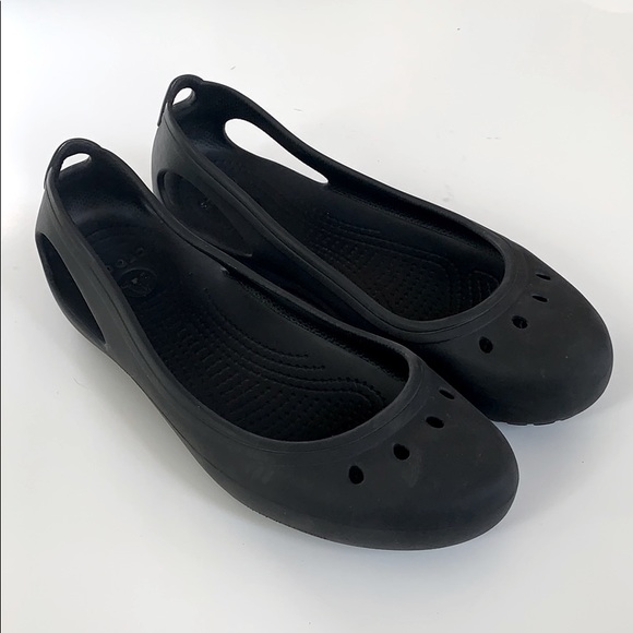 crocs kadee work flat